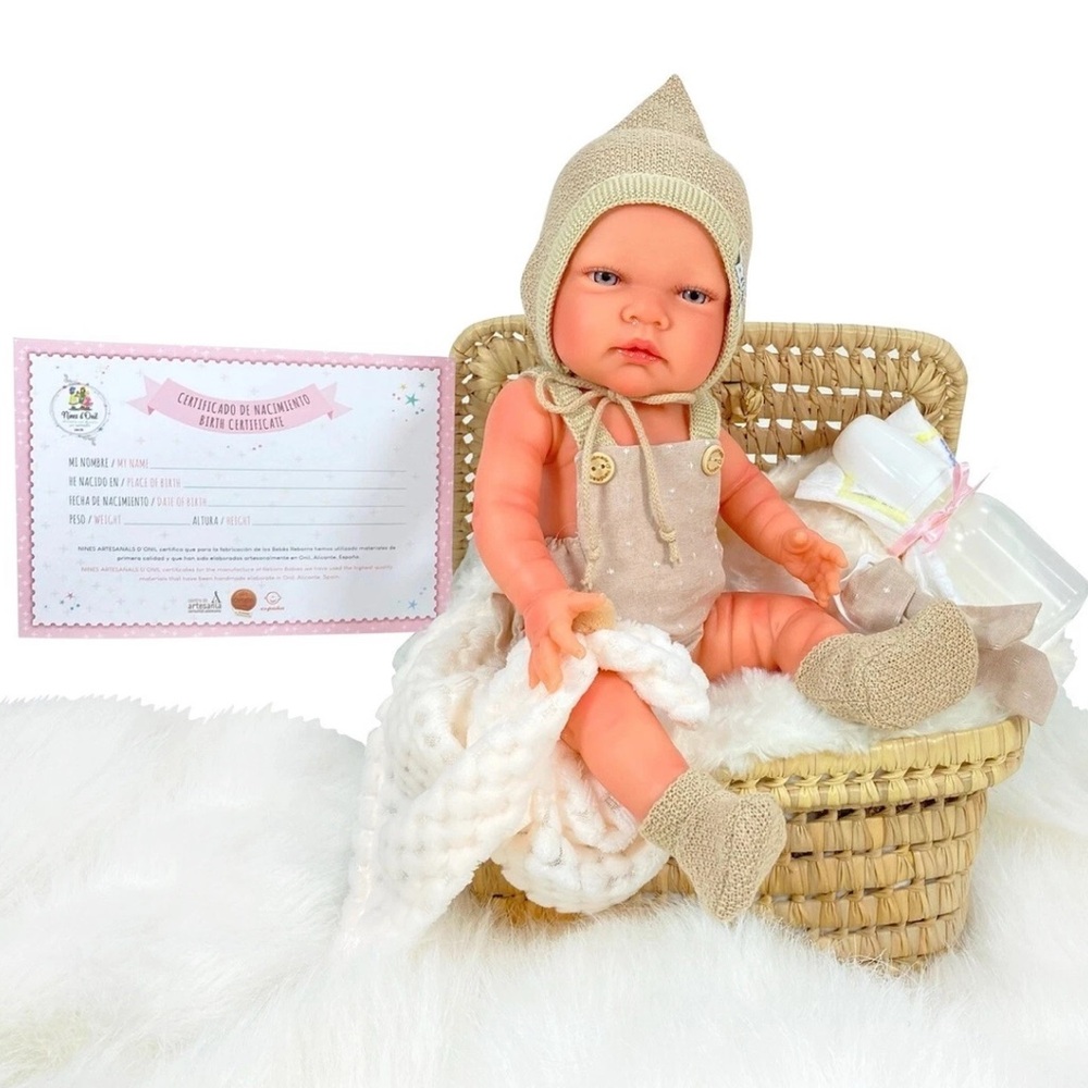 Nines D’onil Rubi Reborn Boy Vinyl Nines D’onil Doll / baby doll